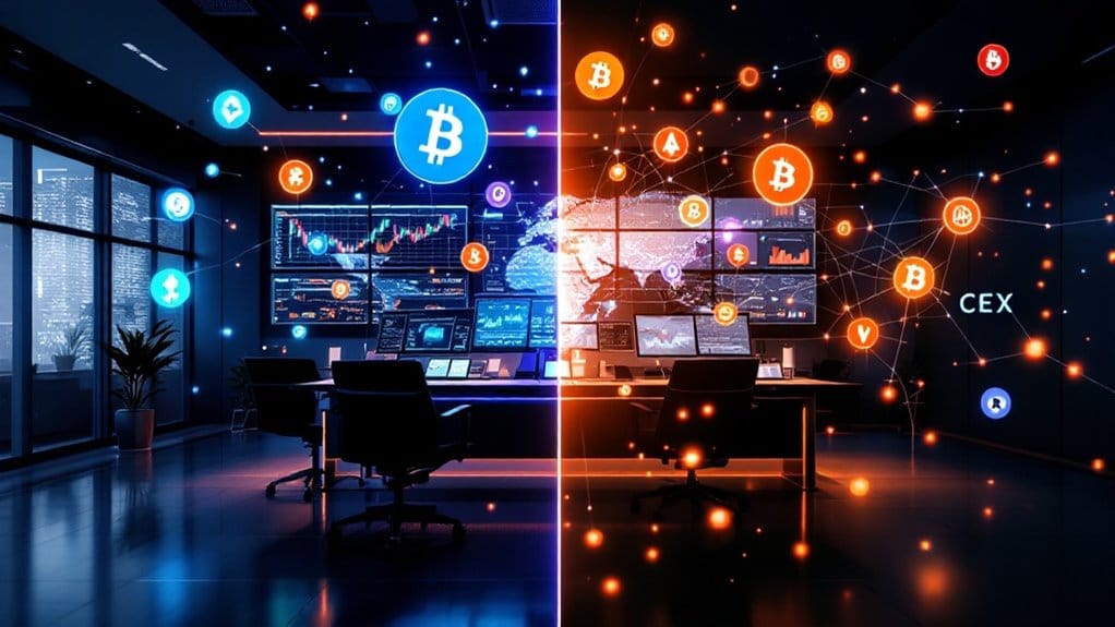 centralized vs decentralized exchanges