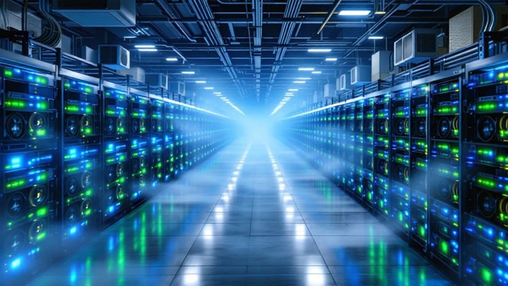 cryptocurrency mining operation facility