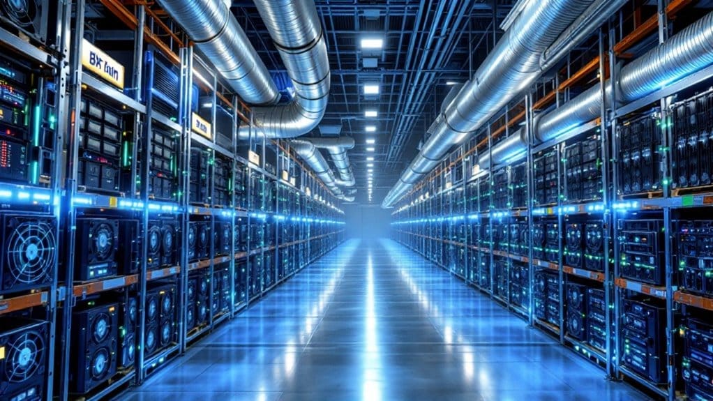 mining operation for cryptocurrencies