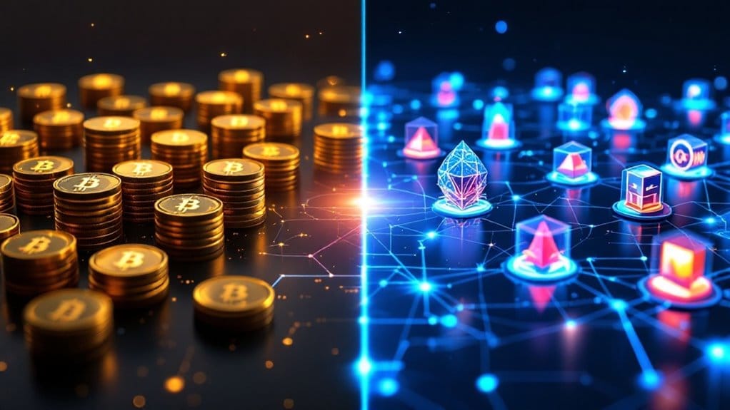 nfts and cryptocurrencies differ